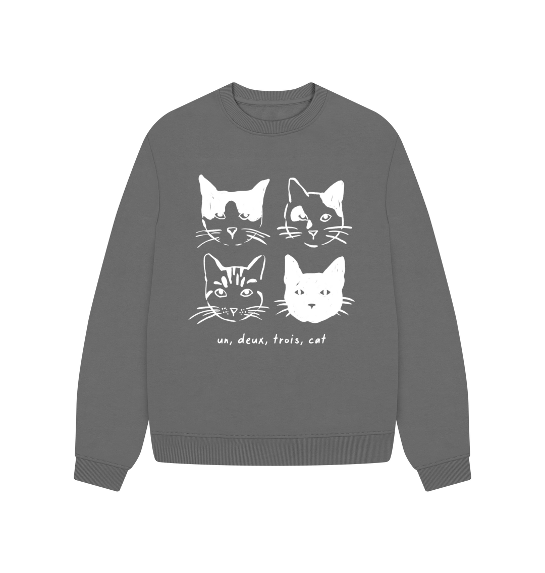 Cat crewneck store