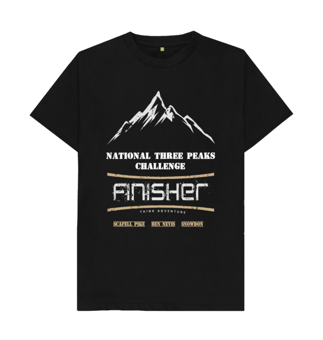 Black National Three Peaks T-shirt