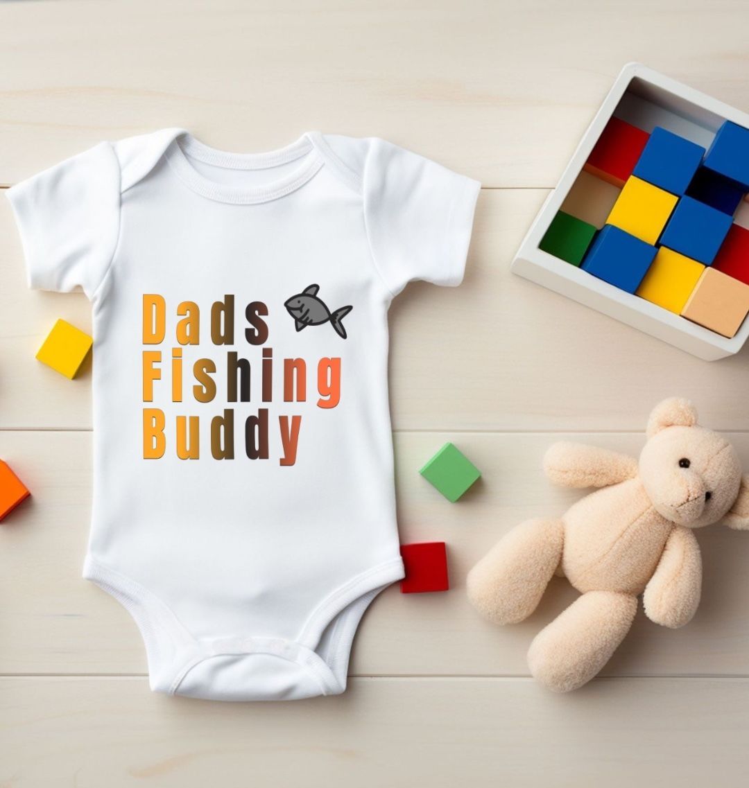 Fishing store baby grow