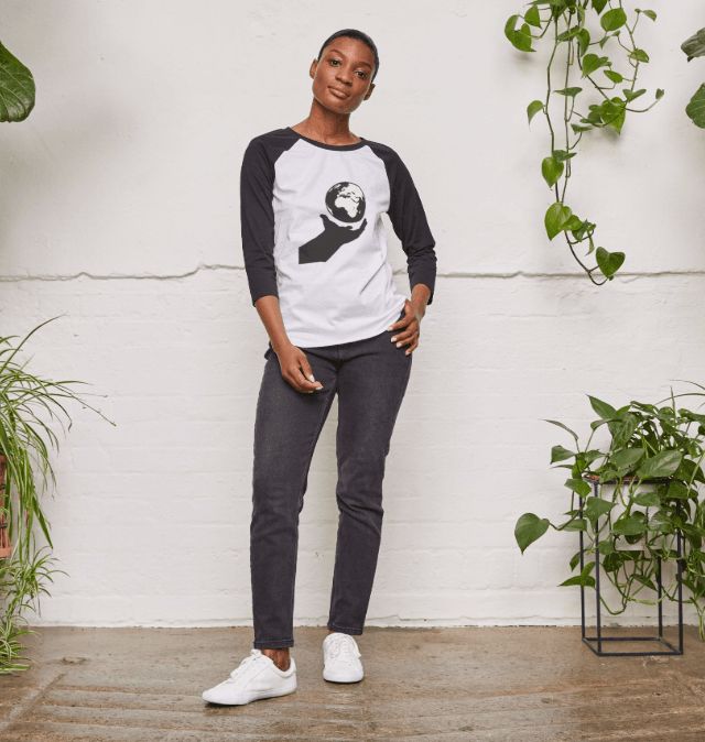 Organic Cotton Long Sleeve Baseball T 