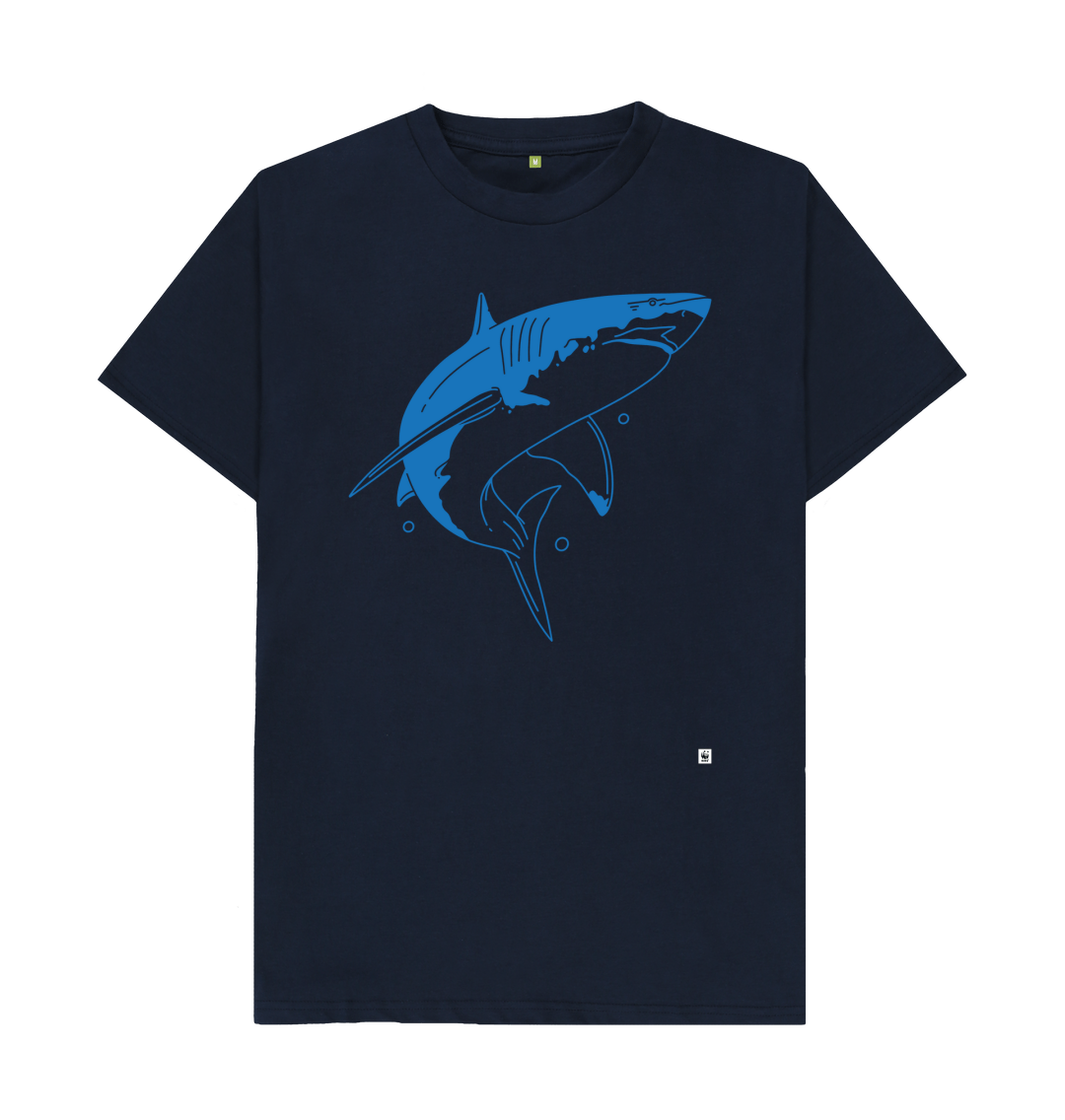 great white shark t shirt