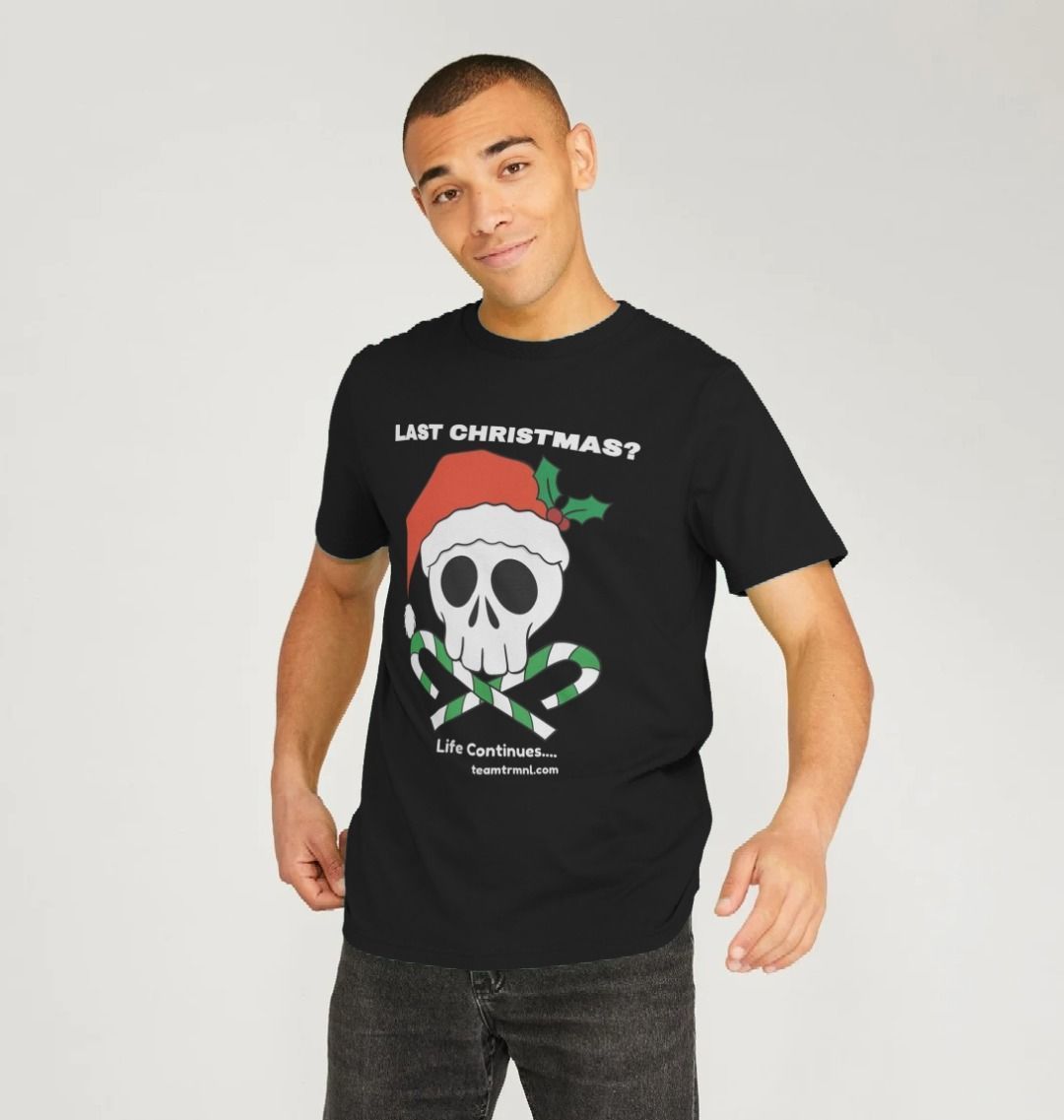 christmas skull t shirt