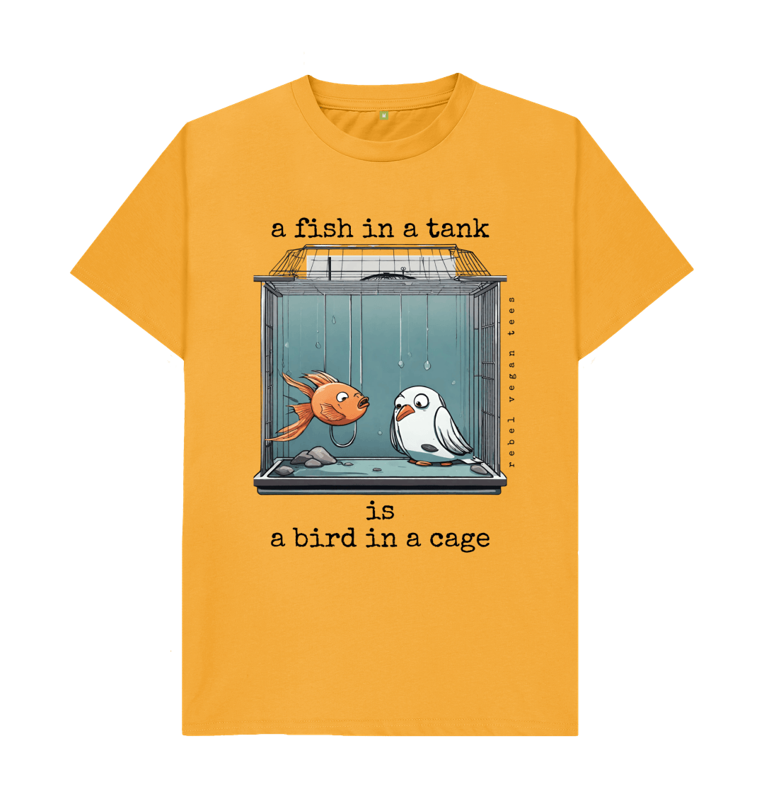 Caged In Mustard Tee Caged In Mustard Tee