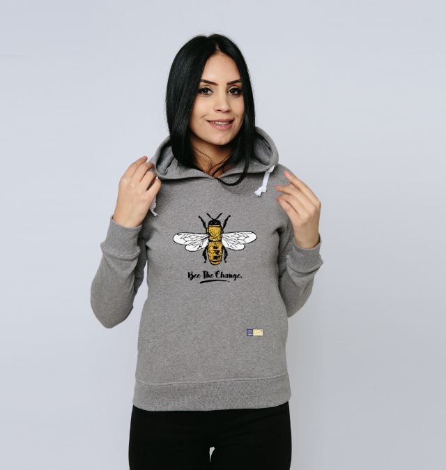 Bee the Change Hoodie Honeybee Conservation Sweatshirt 