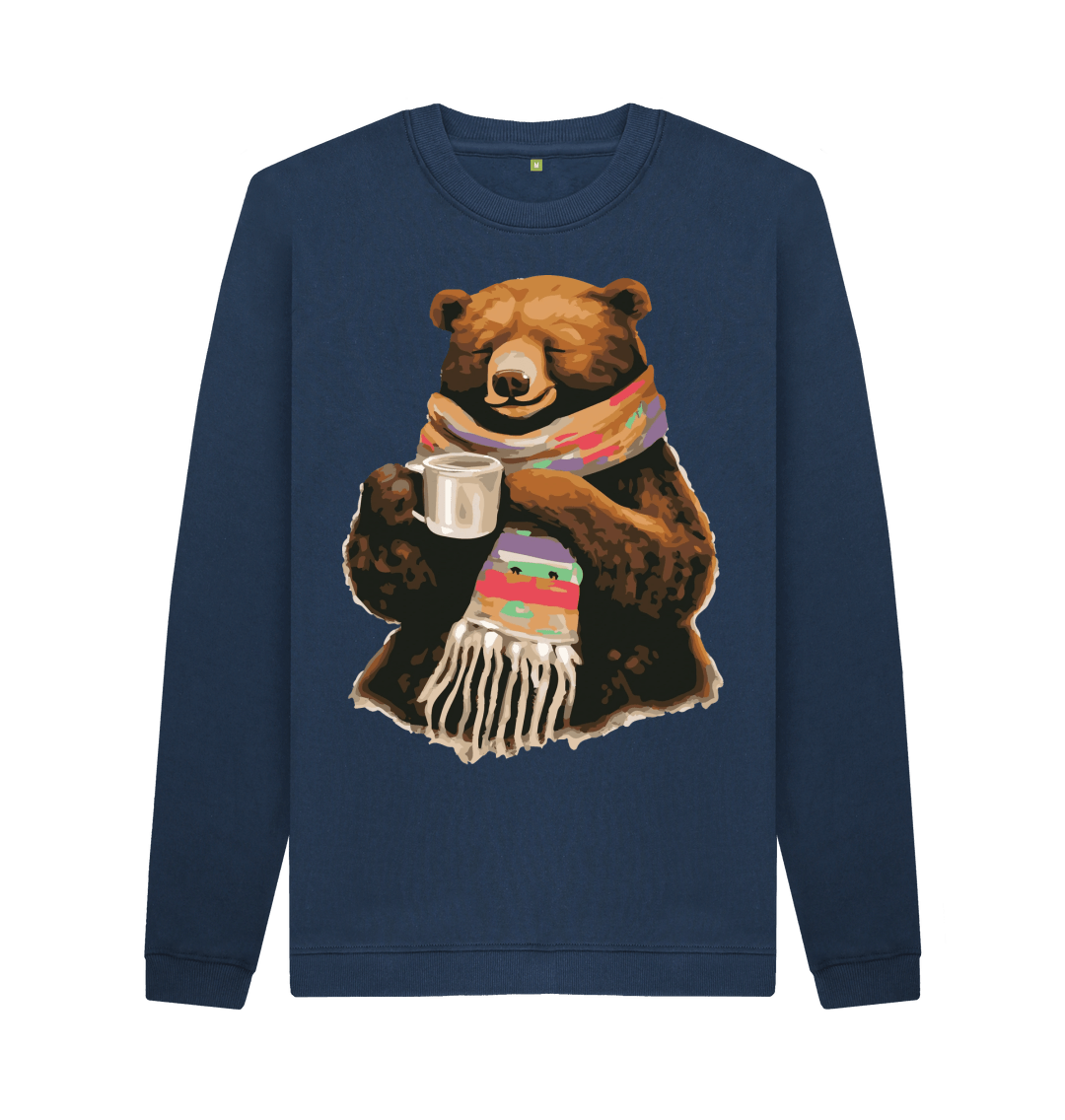 Men's Brown Brown Bears Long Sleeve T-Shirt