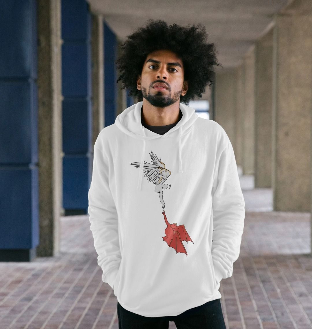 Devil angel hoodie sale