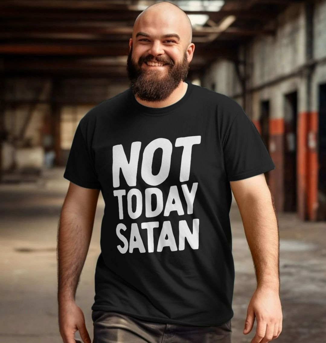 Not today store satan t shirt