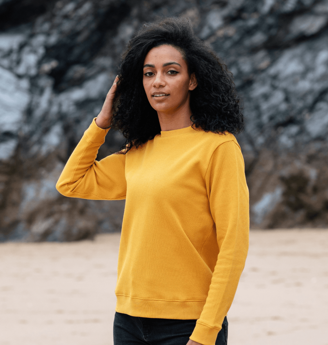 Women's Waffle Knit Jumper - Twin Pack