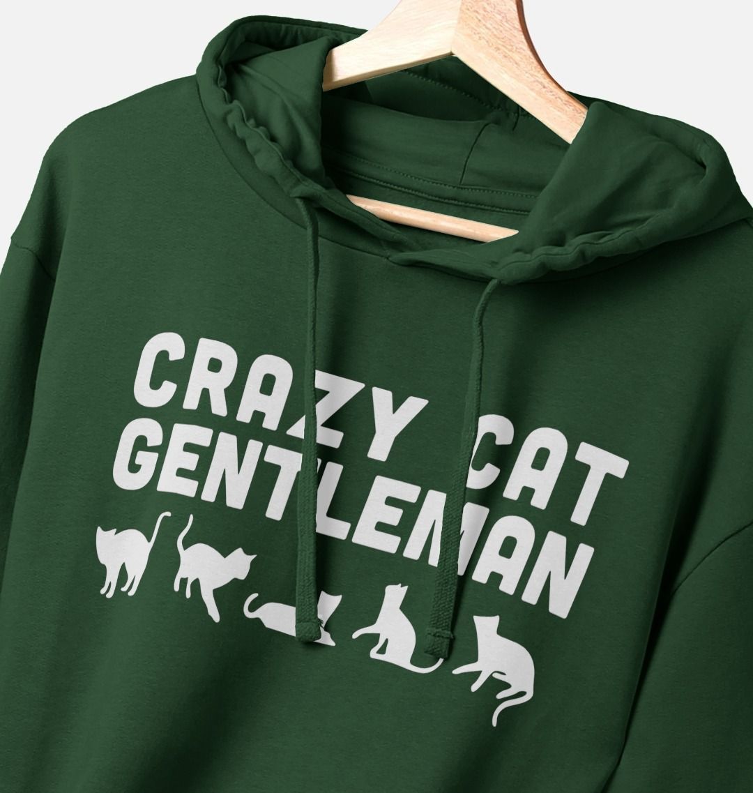 Crazy Cat Gentlemen Hoodie