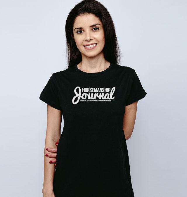 Horsemanship Journal Logo Tee Black 