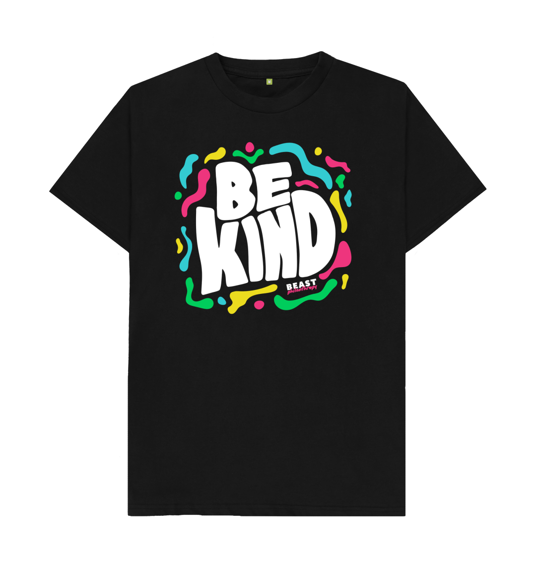 Be Kind Black T-shirt | Official MrBeast Merch
