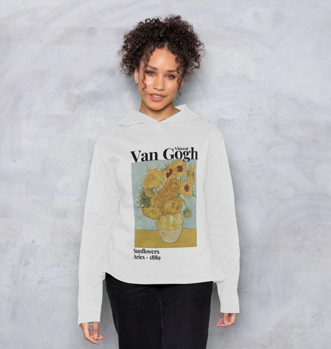 Van gogh sunflower clearance hoodie