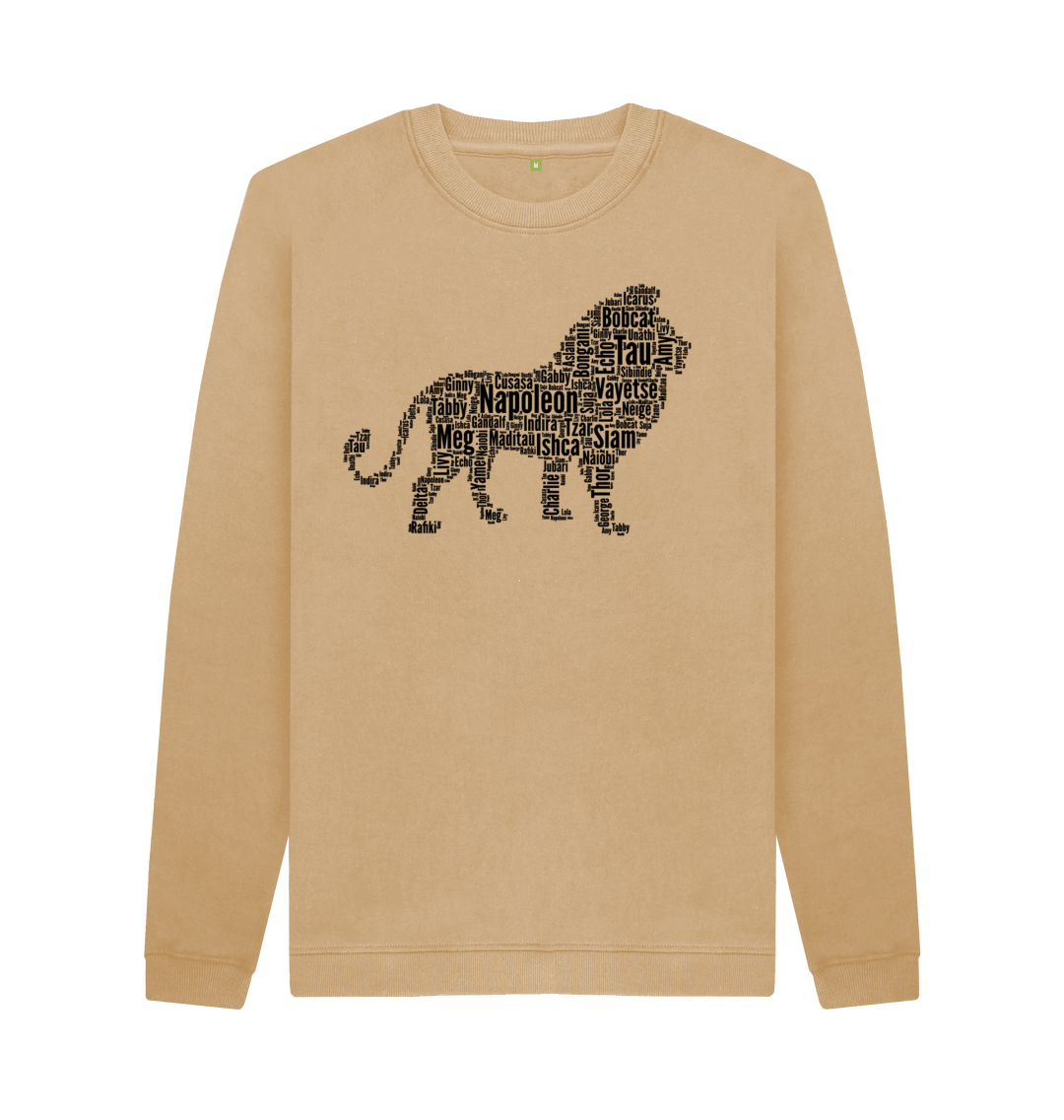 Men s Lion Names Jumper