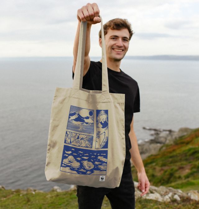 Arctic Tote Bag, tote bag - Vimarsana News