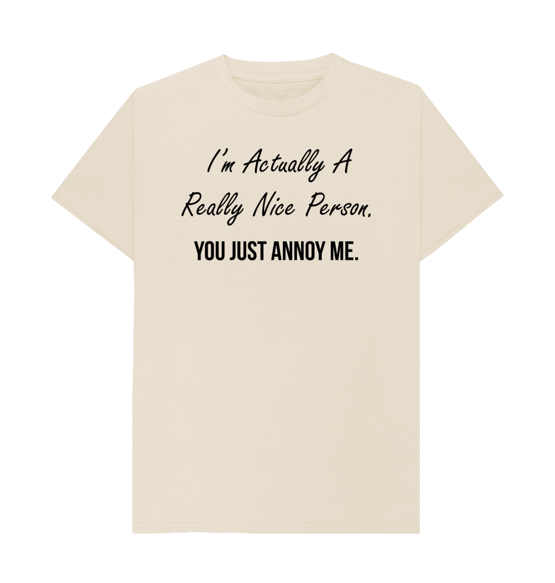 just be nice t shirt