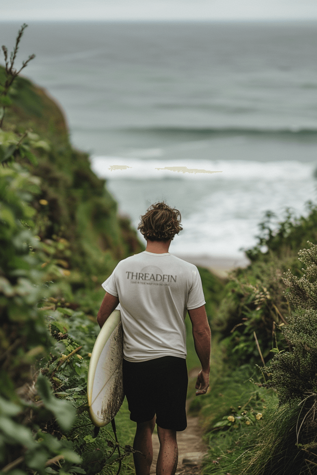 Threadfin Men's Organic Surf & Lifestyle Clothing Ride Waves Responsibly