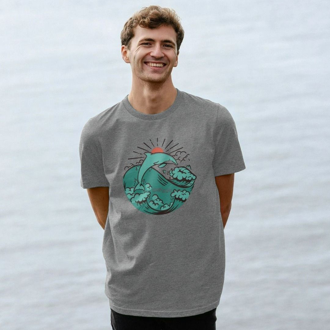 Kuber Fishing T-Shirt (Dolphin Logo)