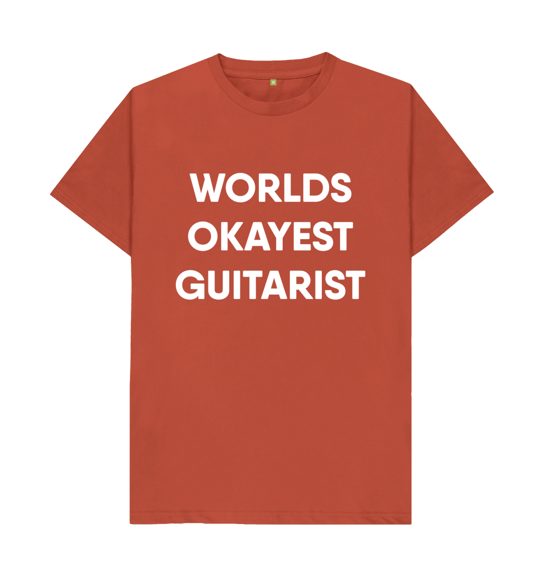 Worlds Okayest Guitar Player | Guitarist T-Shirt Worlds Okayest Guitar Player | Guitarist T-Shirt