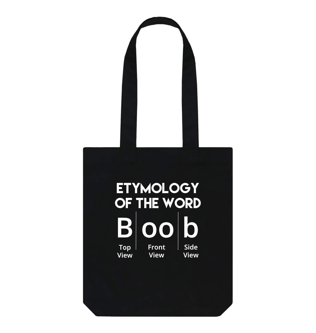 Etymology Of The Word Boob Tote Bag