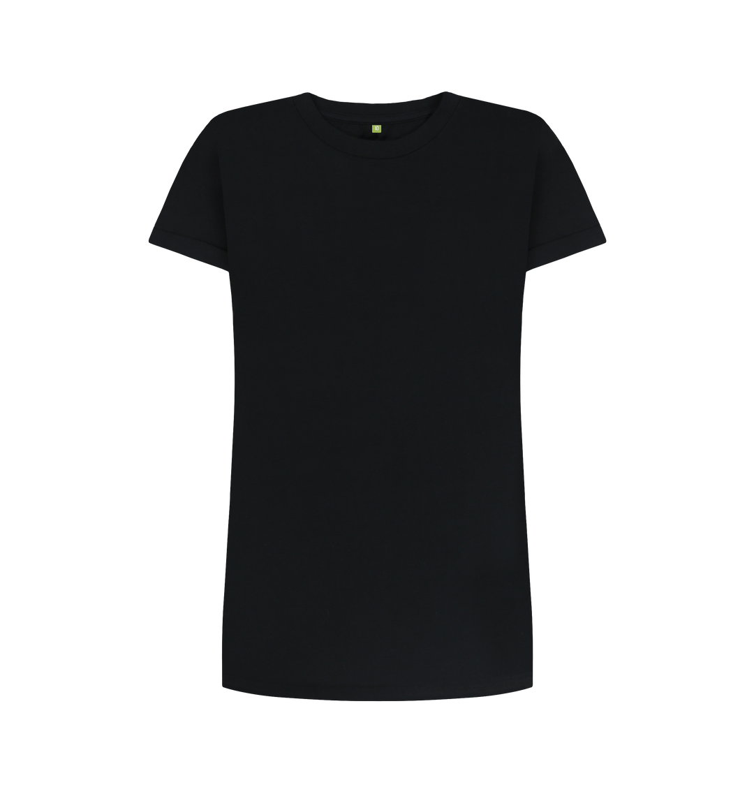 Plain black hotsell tshirt dress