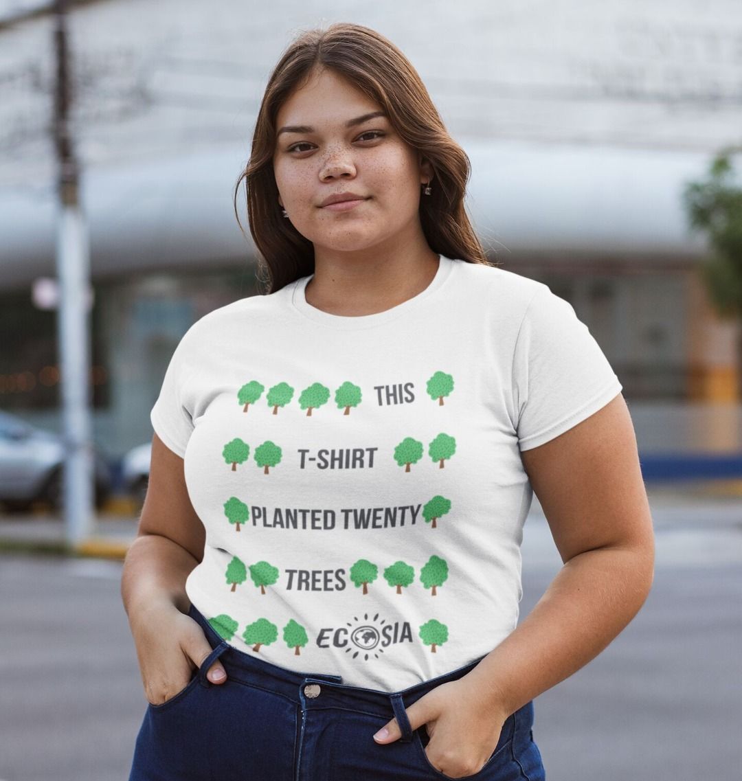 t shirt with trees on it