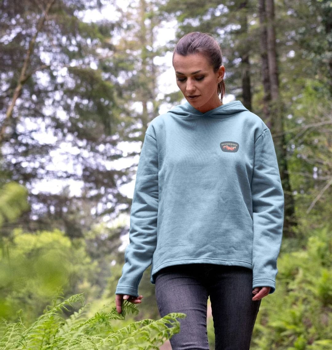 Need Coffee Women's Relaxed Fit Hoodie | Made 2024 with 100% Renewable Energy | GOTS Organic Certified | Fully Circular