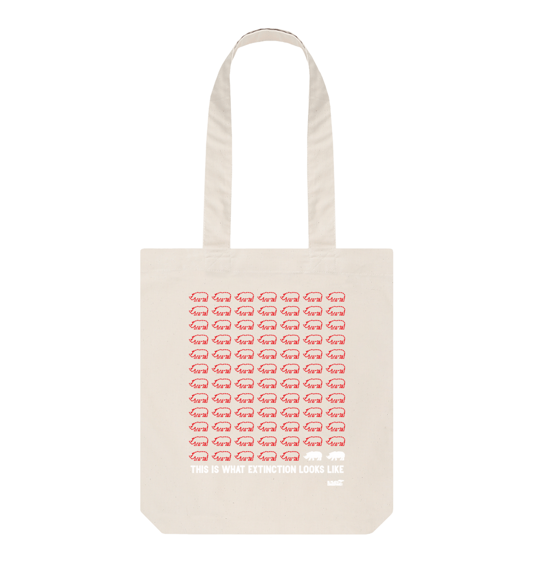 Northern White Rhino Tote Bag