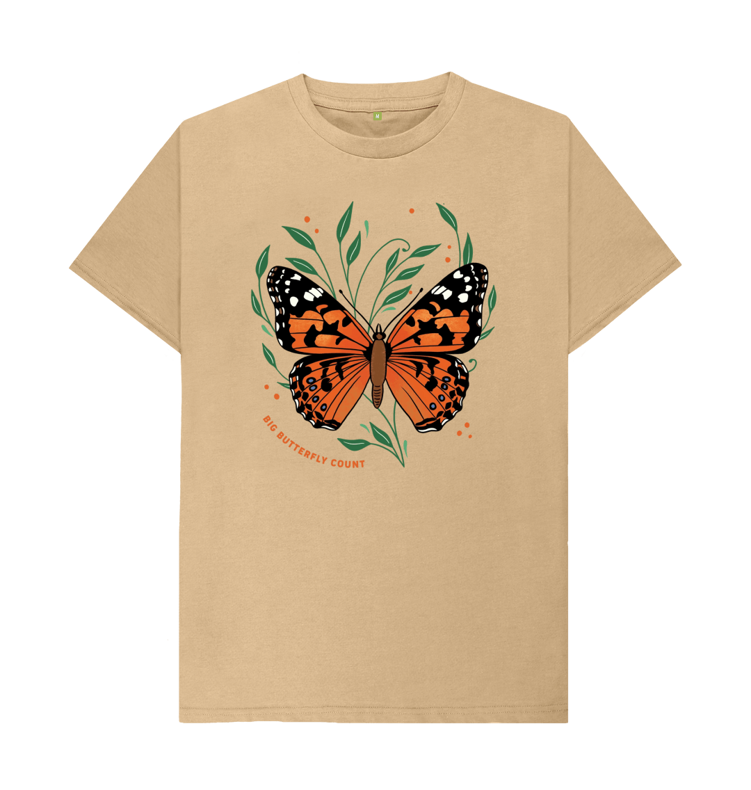 Big Butterfly Count Painted Lady T-shirt