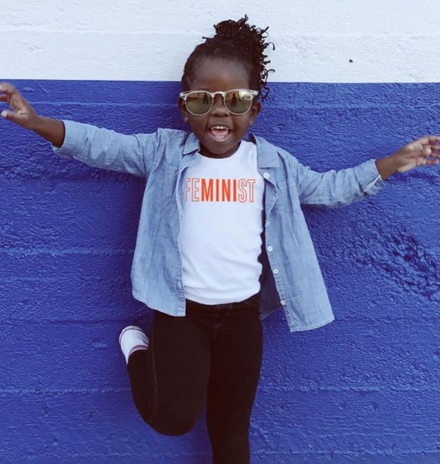 feminist toddler shirt