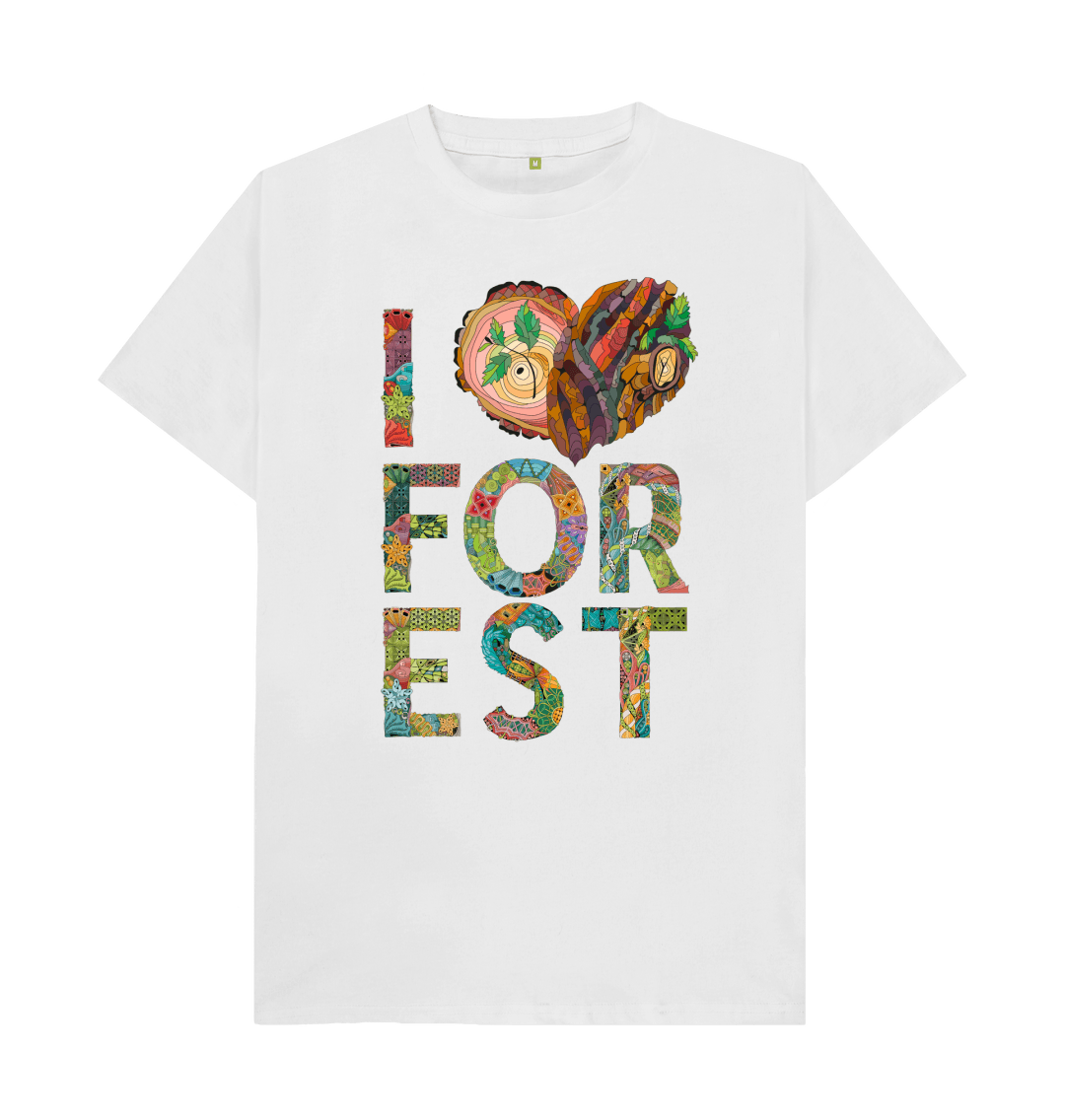 I Love Forest T Shirt Unique Design & Eco Friendly!