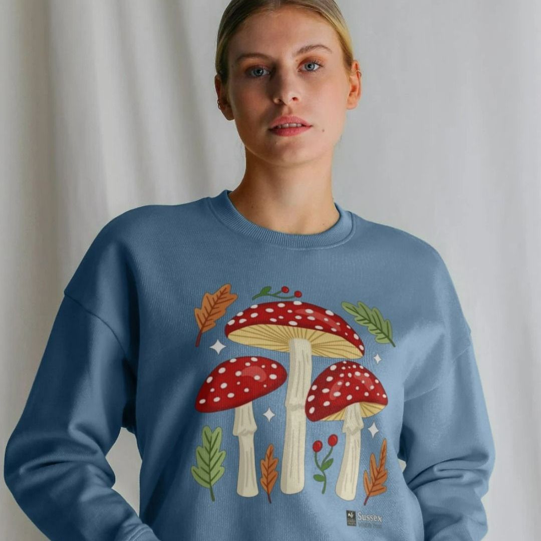 Fly Agaric Over-sized Jumper