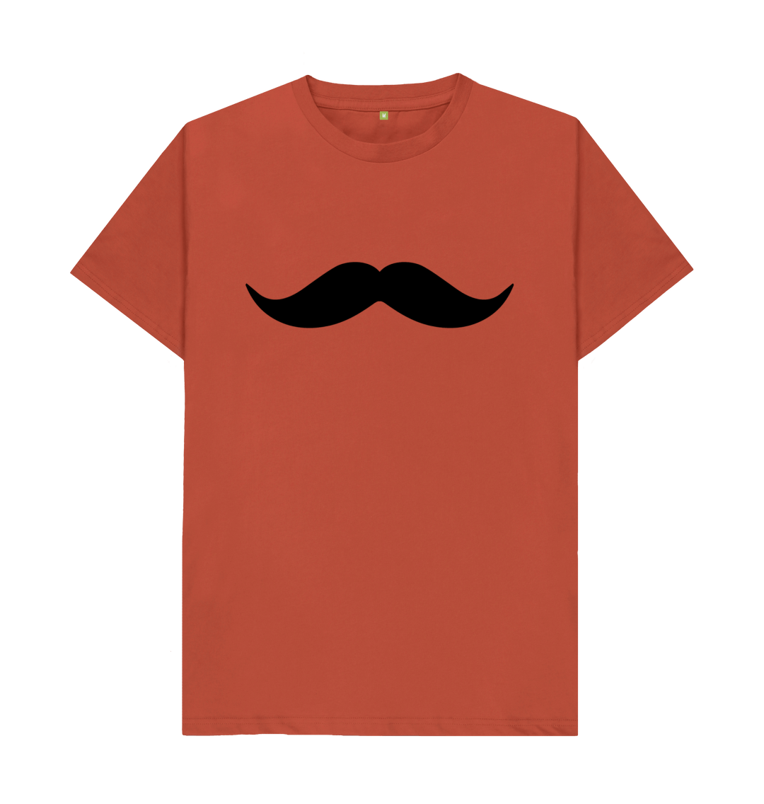 Trendy T Shirt Simple Moustache Shape