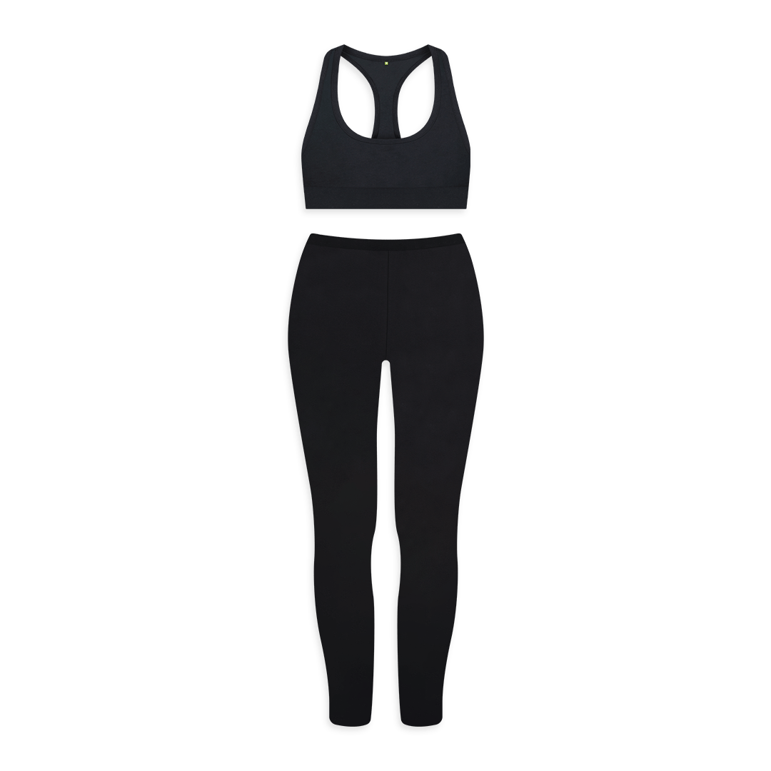 Bralette and top leggings set