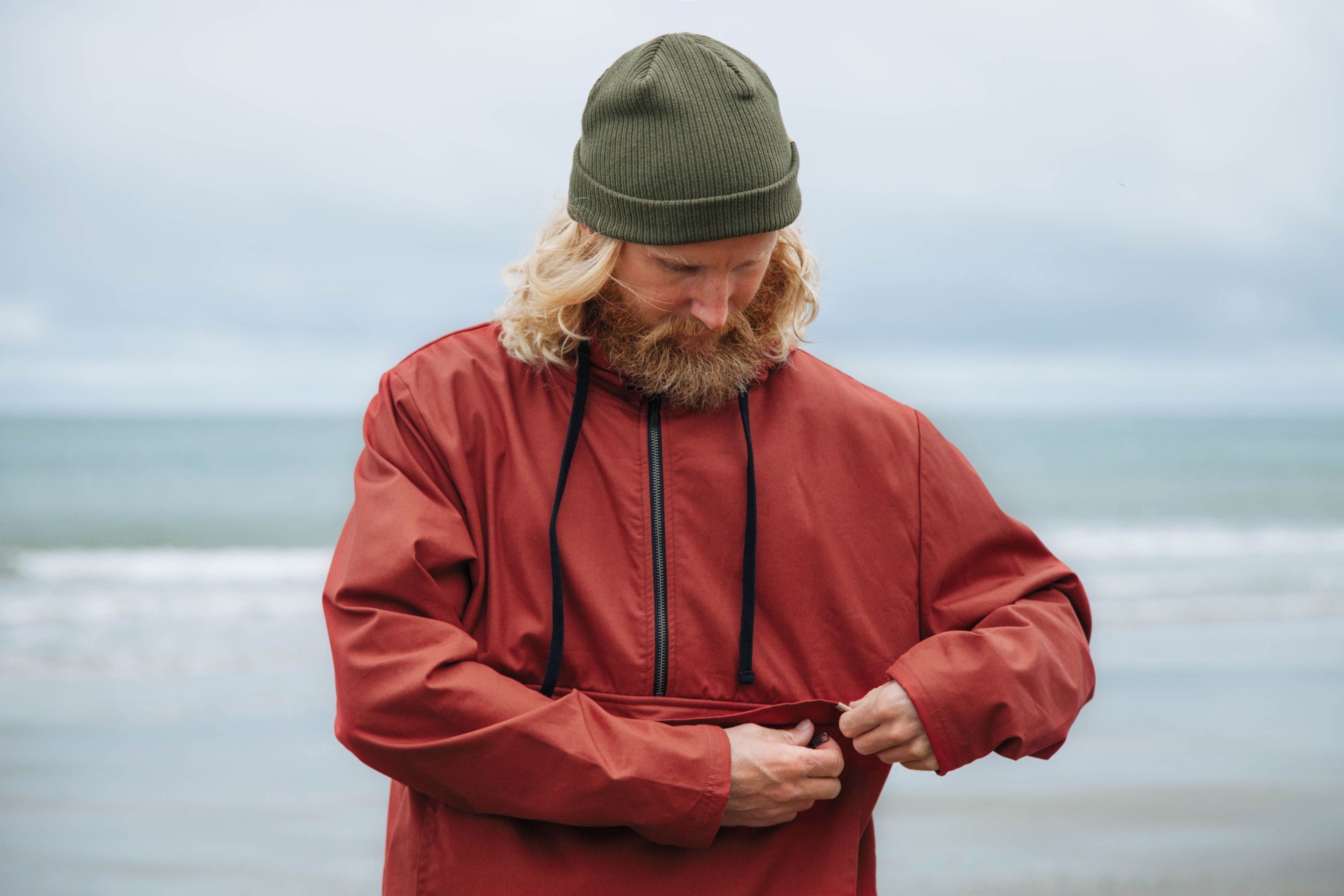 Mens overhead hot sale smock jacket