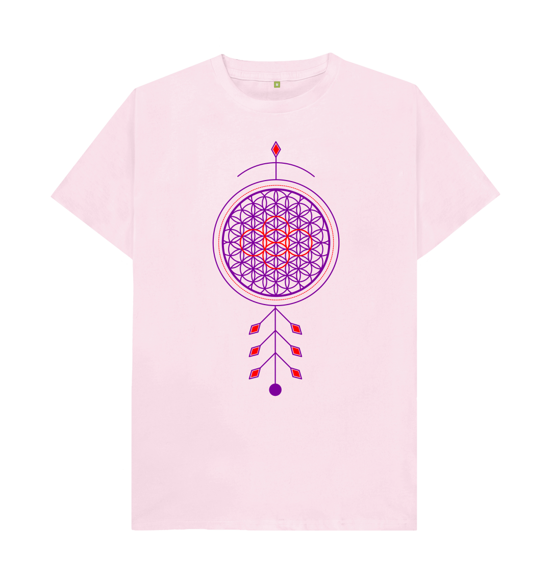 Flower of Life Shirt for Men Sacred Geometry Men's 