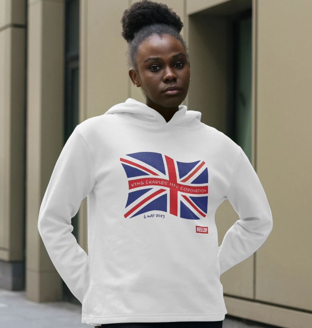 Union Jack Coronation Flag Women's Hoodie