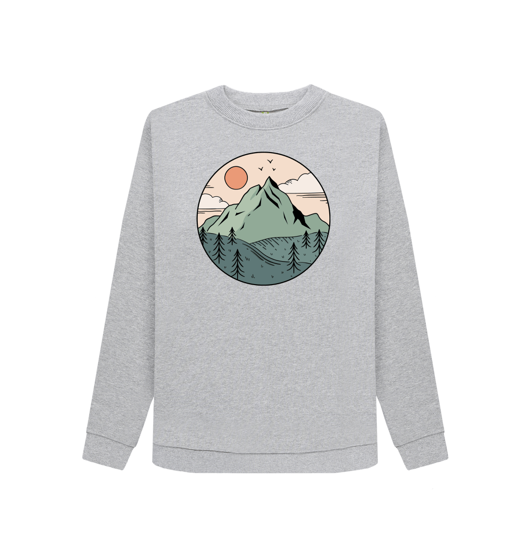 Mountain Sweatshirt Women s Nature Sweatshirt