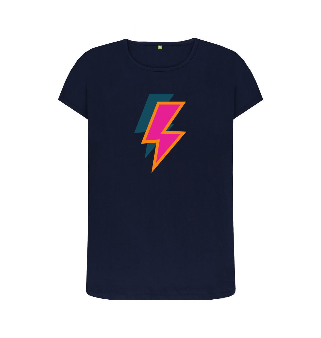 Women's Lightning Bolt T-Shirt — Ace Eat Serve