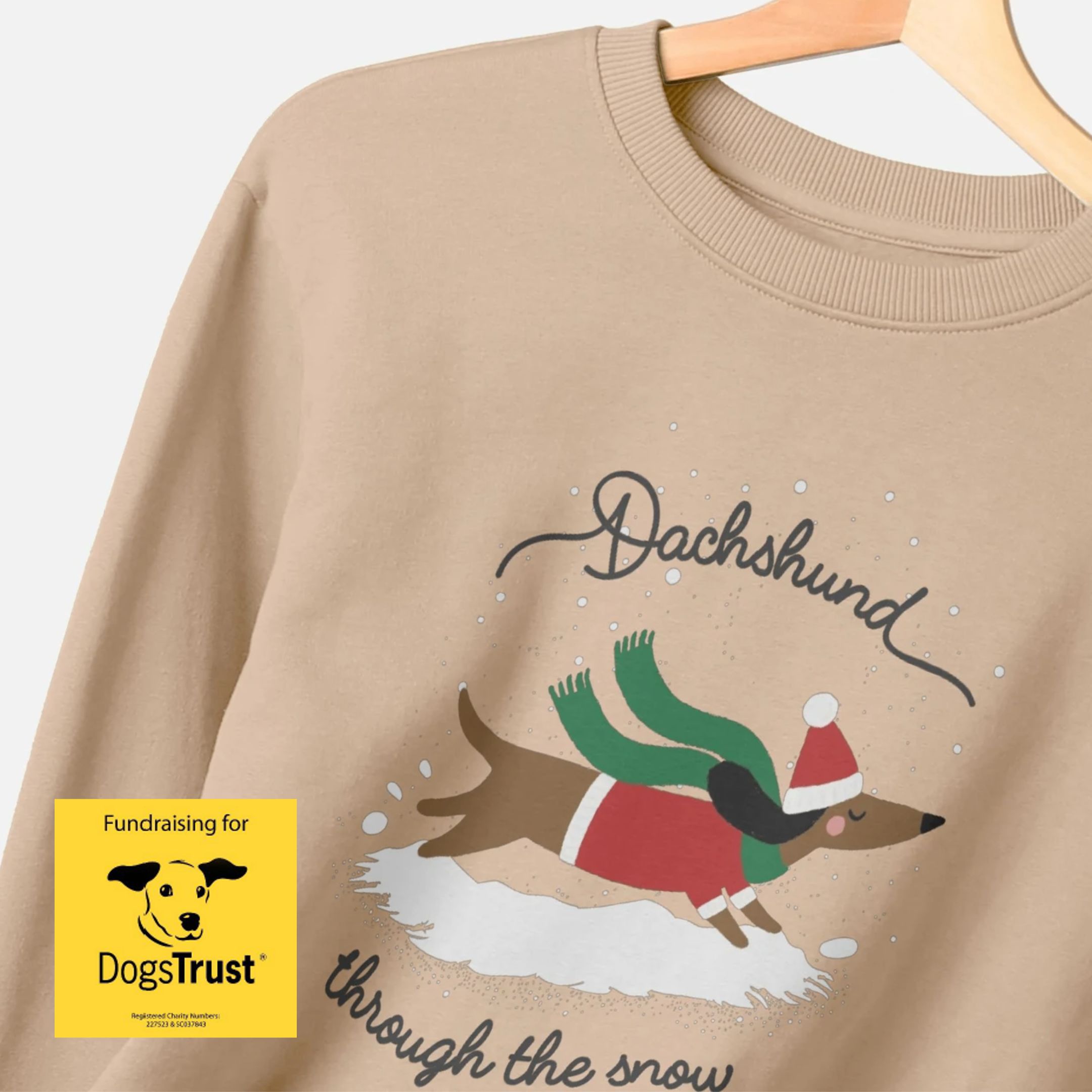 Mens dachshund christmas clearance jumper