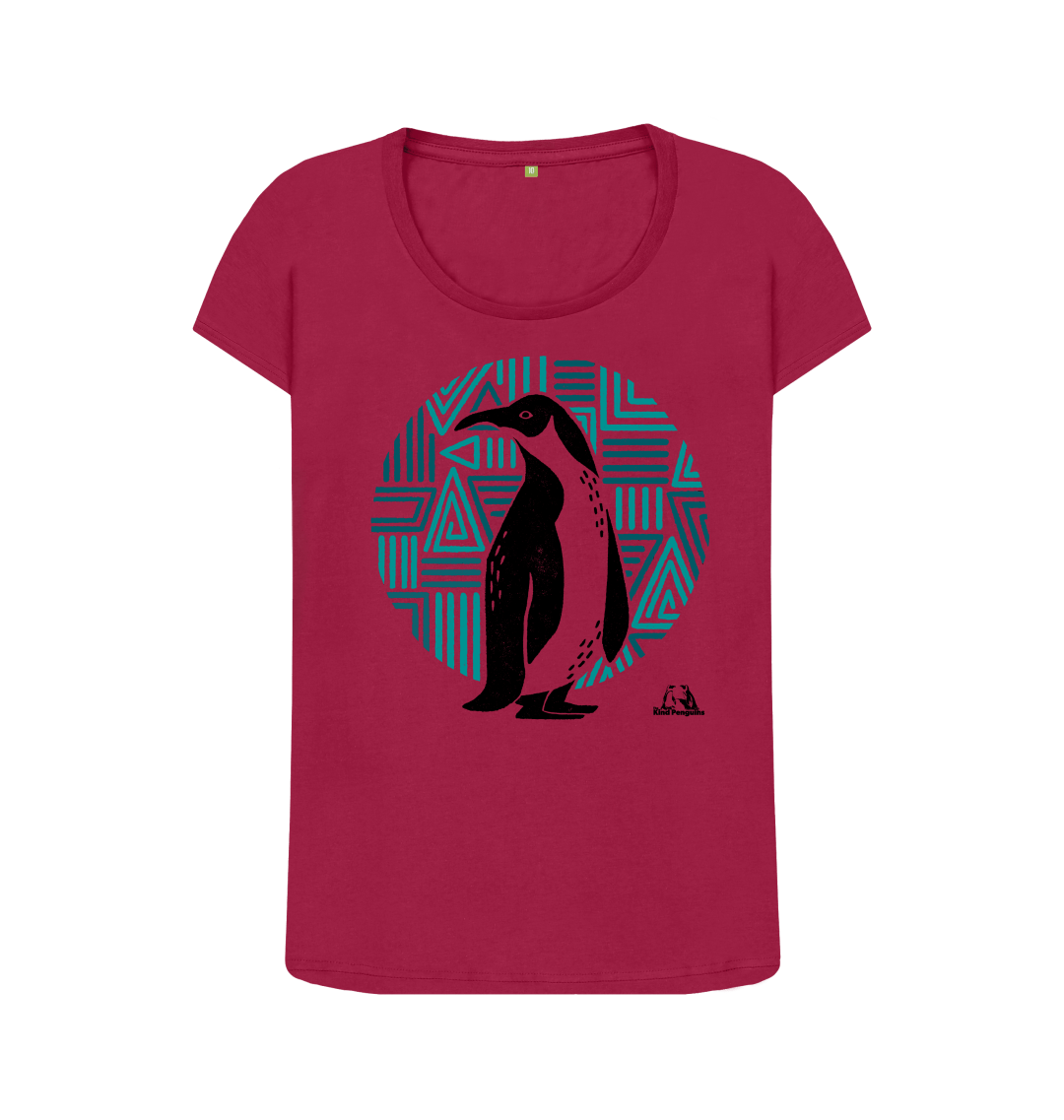 Opening Project☆Our White Penguin T Shirt OPENING PROJECT】 Our White Penguin T Shirt - Black King