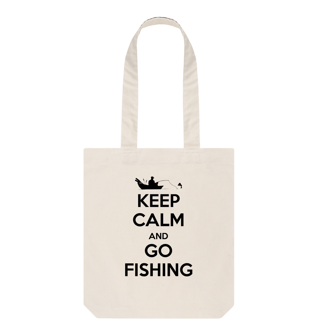 Keep Calm And Go Fishing Tote Bag