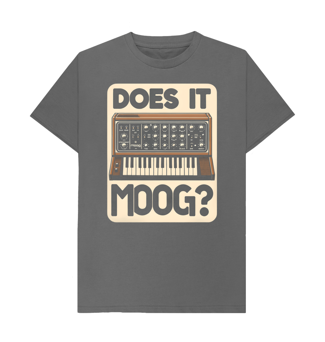 Does it MOOG? 100% Organic Cotton Mens Synth T-Shirt