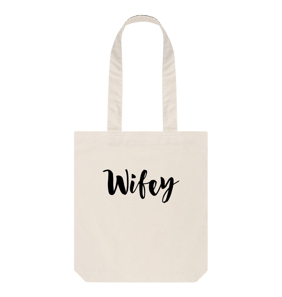 Wifey discount tote bag