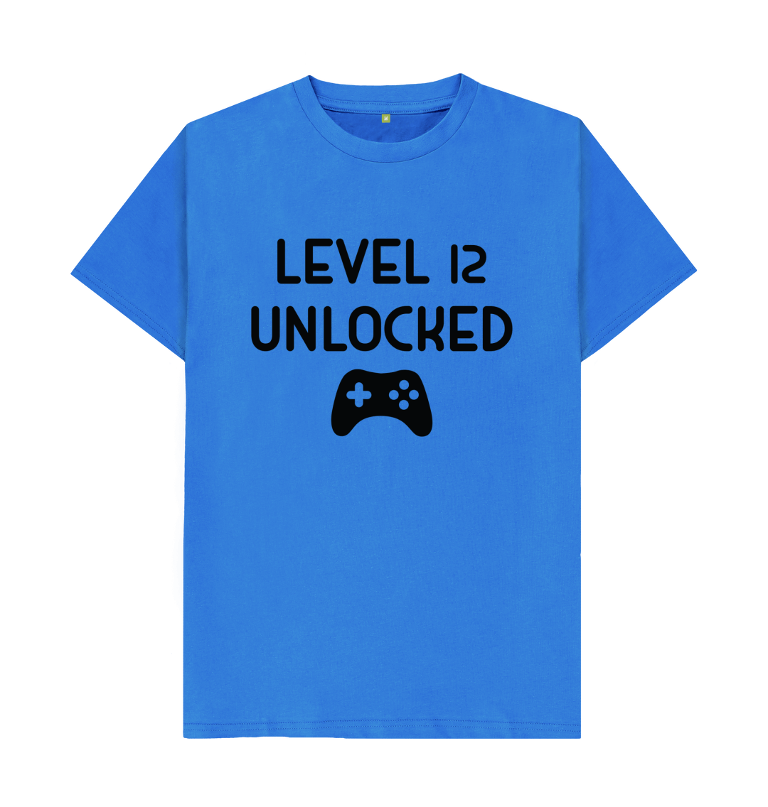  Level 12 Unlocked Video Game 12th Birthday Gamer Boys T-Shirt :  Clothing, Shoes & Jewelry