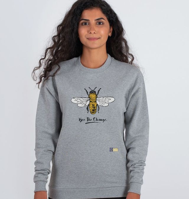 Bee the Change Hoodie Honeybee Conservation Sweatshirt 