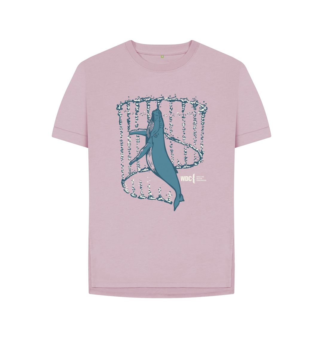 Humpback Whale Bubble Net Relaxed-Fit T-Shirt