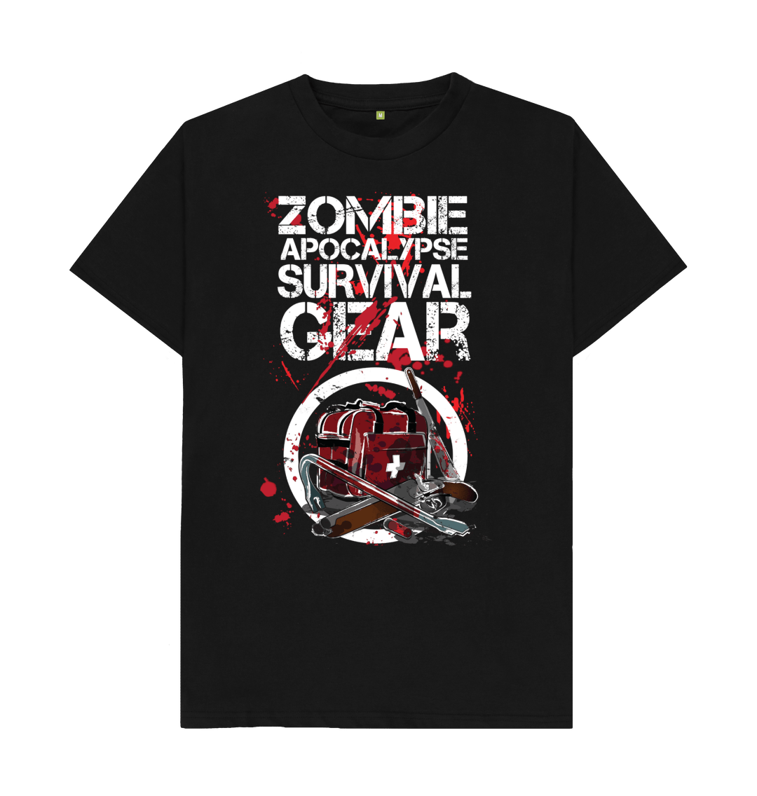 Halloween T Shirt Zombie Apocolypse Survival Gear
