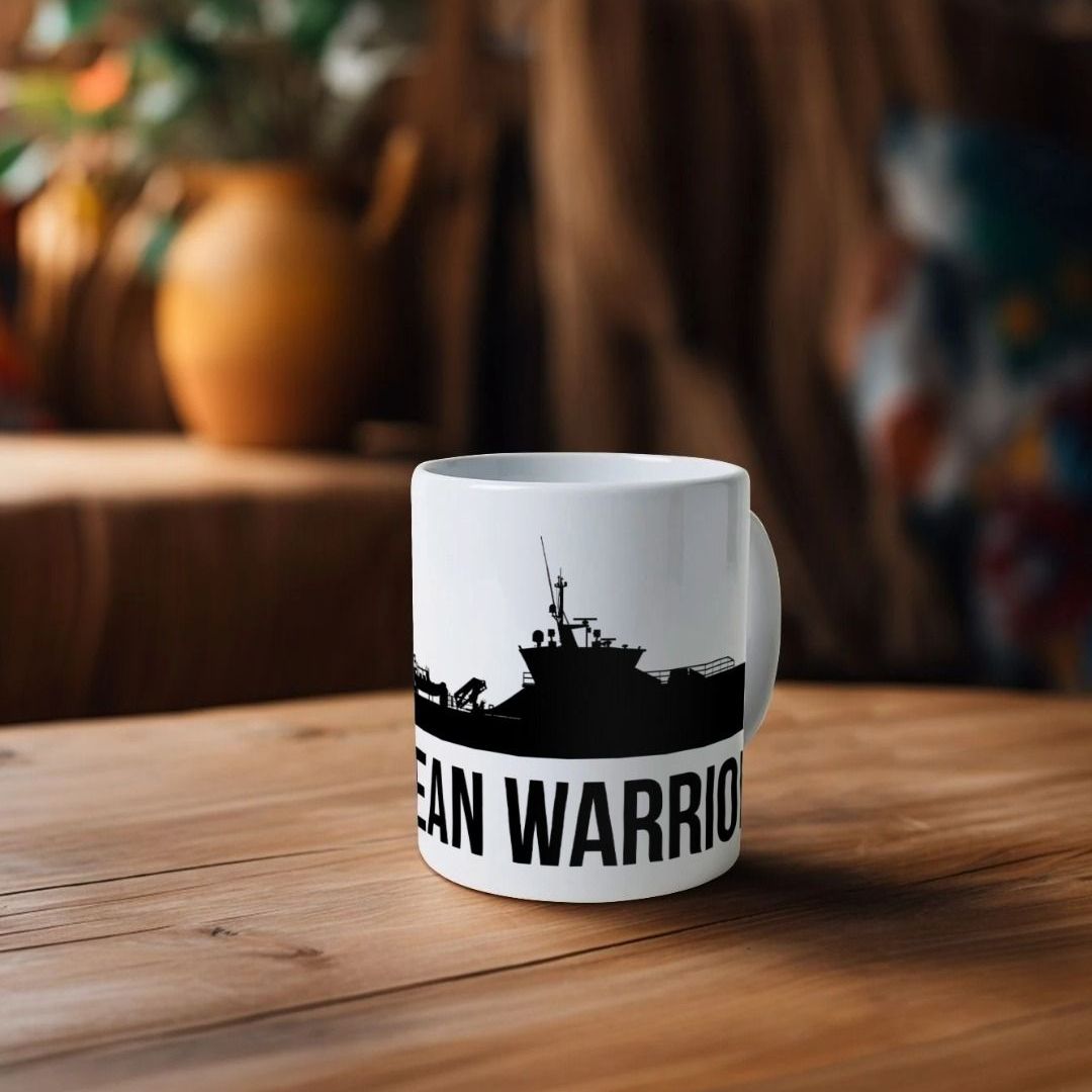 Ocean Warrior Ship Mug