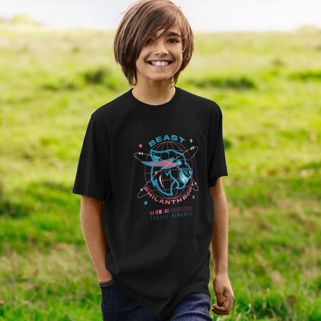 Mr Beast Kids T-shirt  Official MrBeast Merch