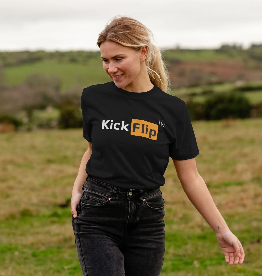 Do A kickflip skateboarding t-shirt